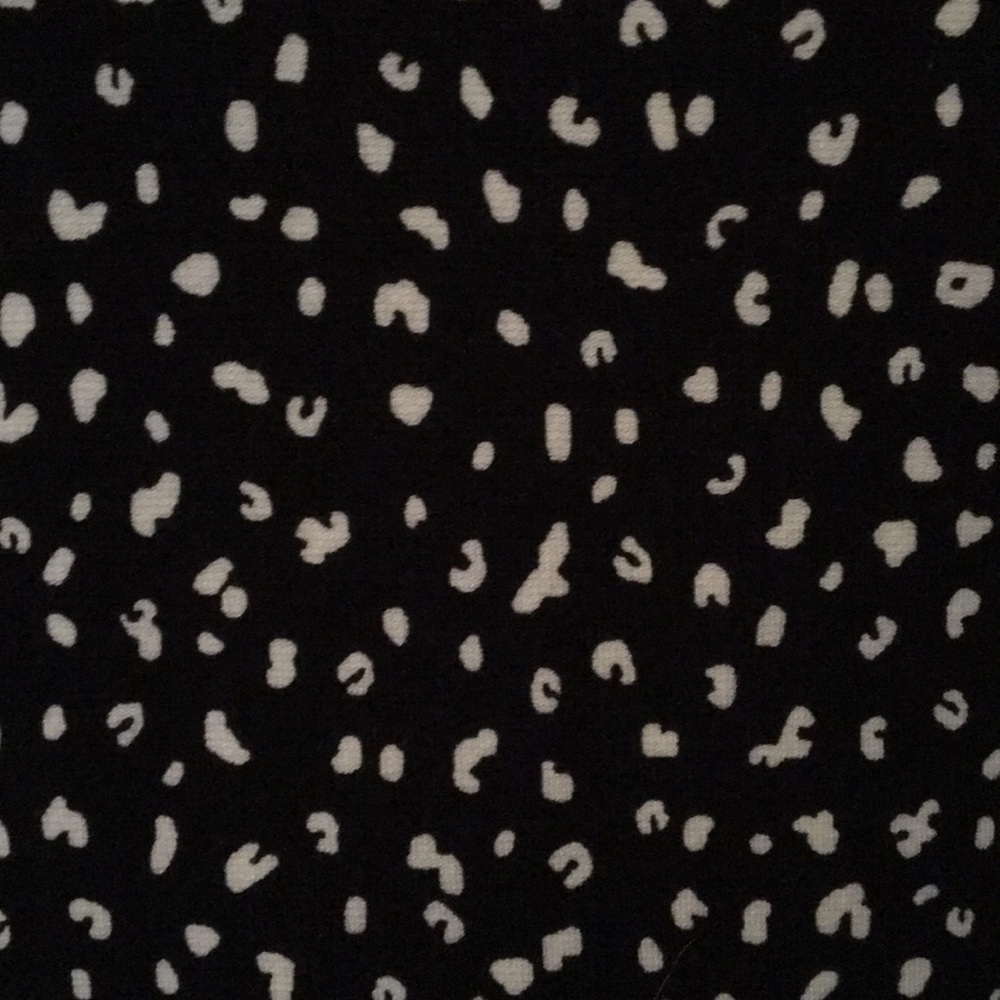 Black + White Animal Print Midi flutter sleeve Sheath Dress - Picture 10 of 11